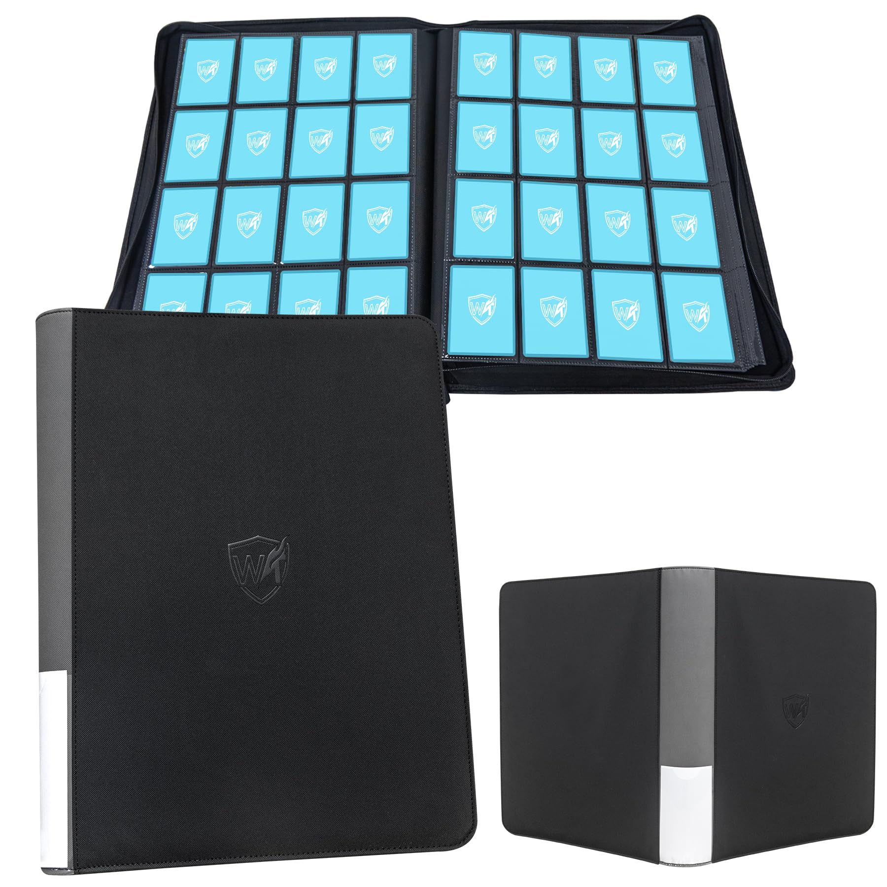 Amazon.com: Card Binder for Trading Cards,16 Pocket with 32